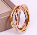Trinité Rolling Ring | Pavé Crystal Band | Maison Laurelle