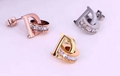 Arc Cristal Studs | Crystal Baguette Studs | Maison Laurelle