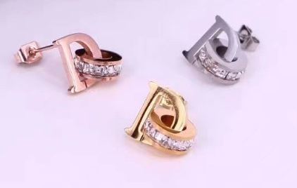 Arc Cristal Studs | Crystal Baguette Studs | Maison Laurelle